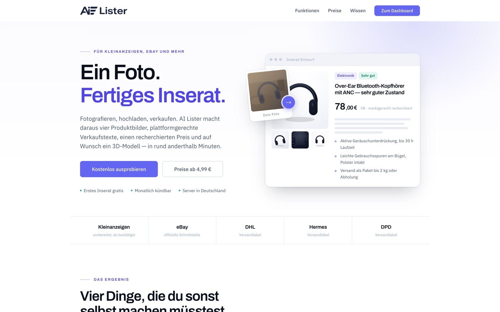 AI Lister desktop