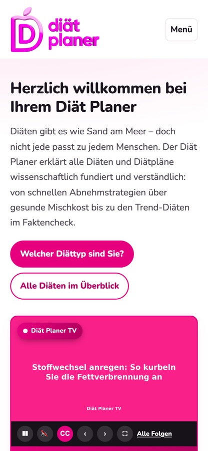 Diät Planer mobile