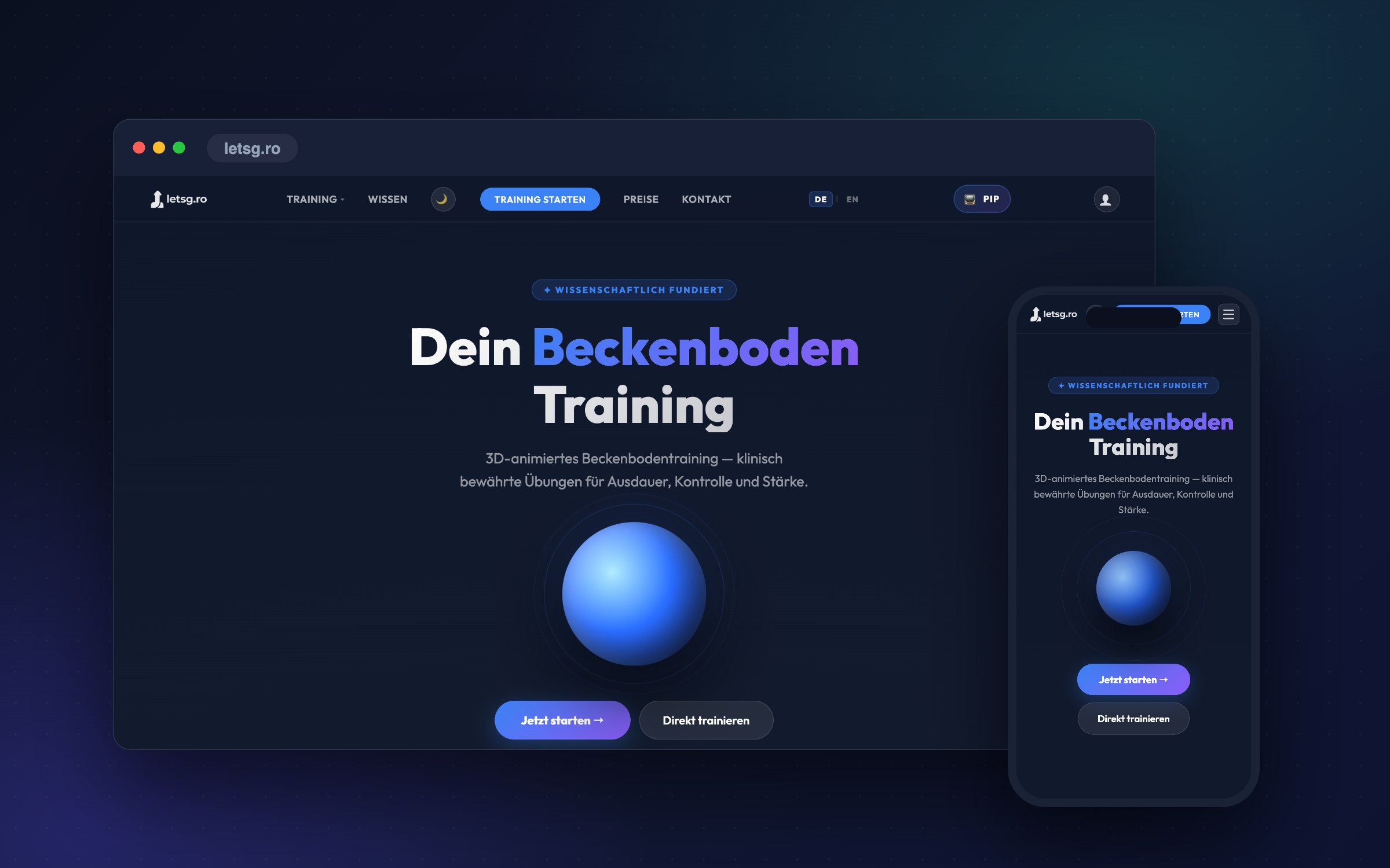 letsg.ro – Web-App · Health