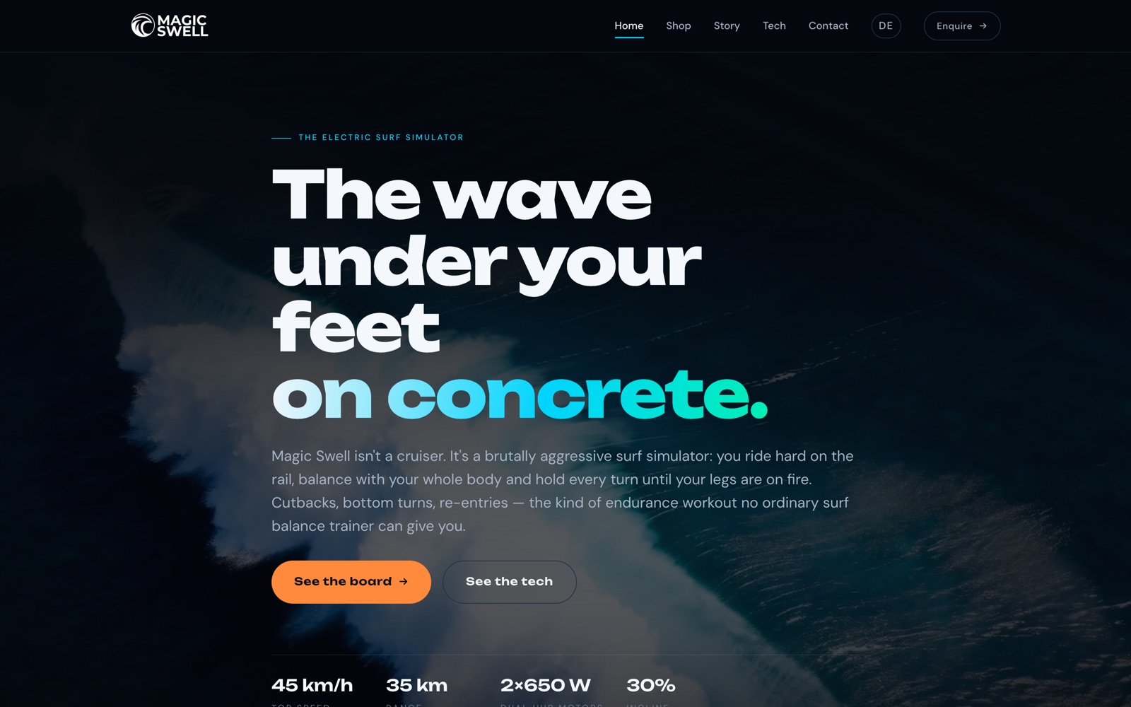 Magic Swell desktop