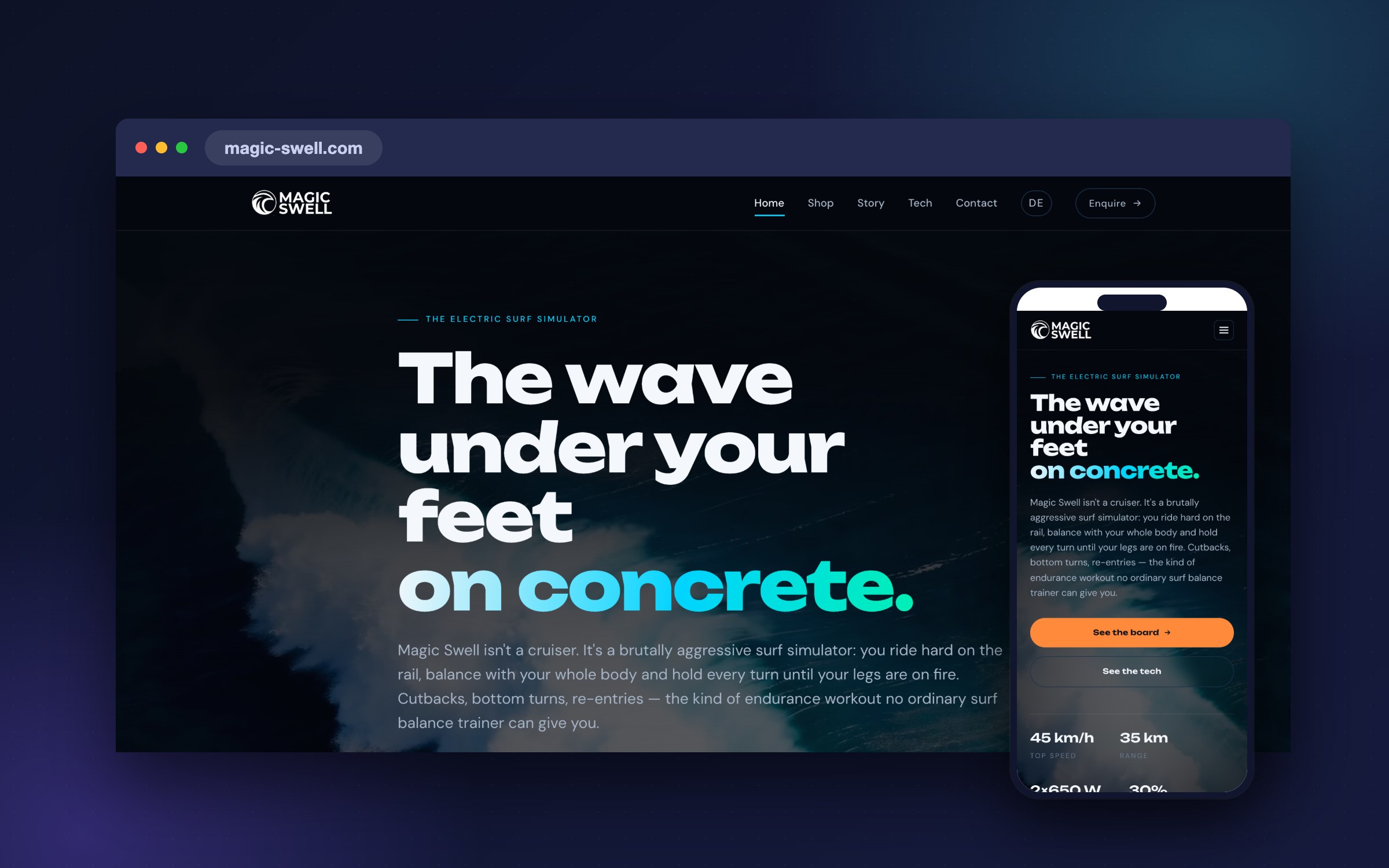 Magic Swell – Hardware · Investor Project