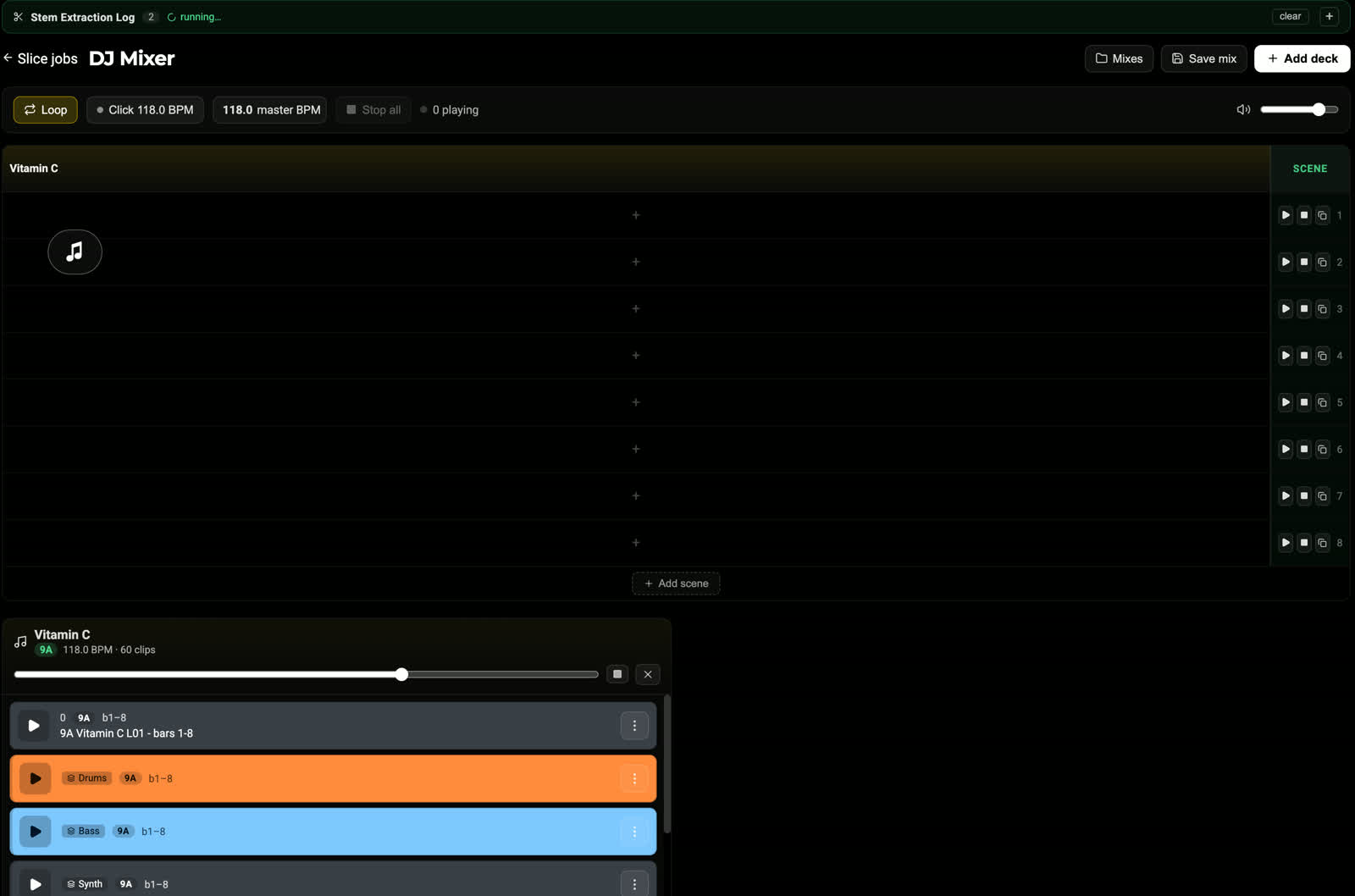 TrackFinder – DJ-Mixer im Session-Grid
