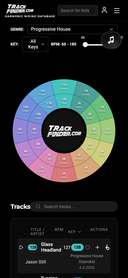 TrackFinder mobile